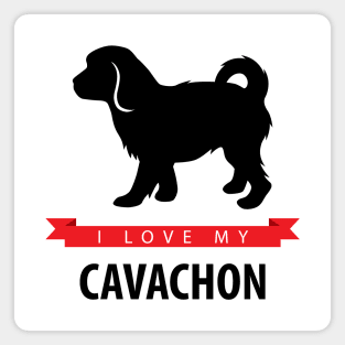 I Love My Cavachon Magnet